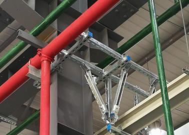 翠峦该抗震支架的整体式支吊架结构协调性好